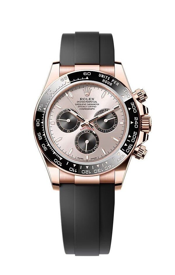 Rolex Daytona Cosmograph Daytona Black Bezel - Sundust And Black Index Dial - Oysterflex Strap 126515ln